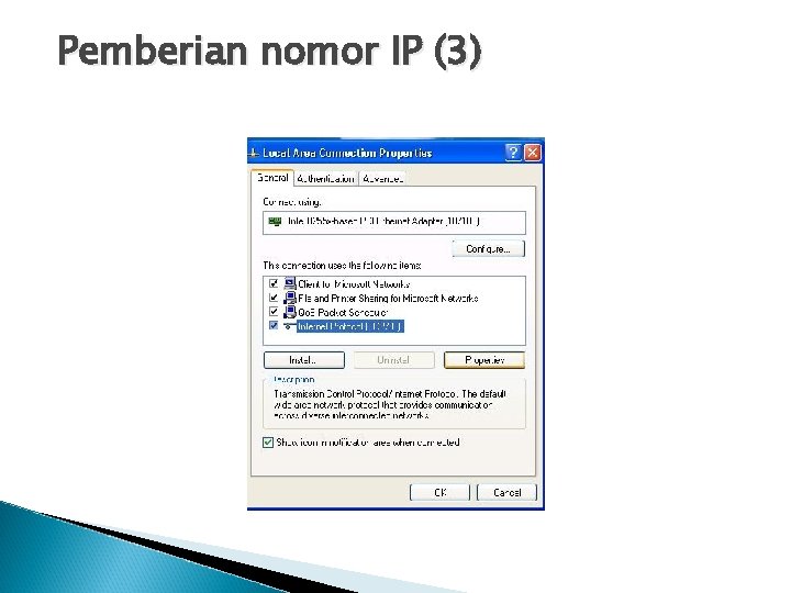 Pemberian nomor IP (3) 