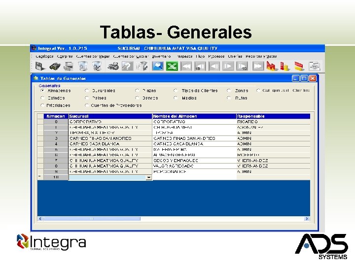 Tablas- Generales 