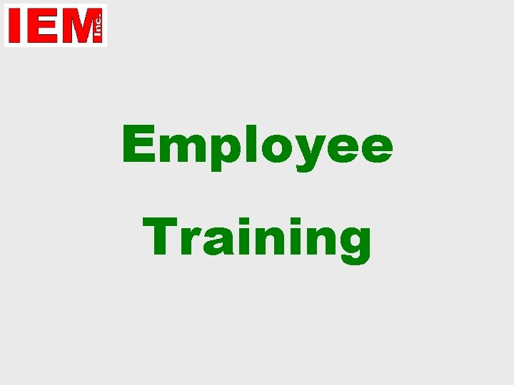 Employee Training 