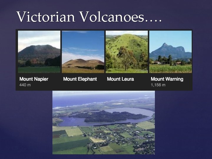 Victorian Volcanoes…. 