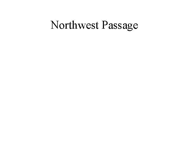 Northwest Passage 