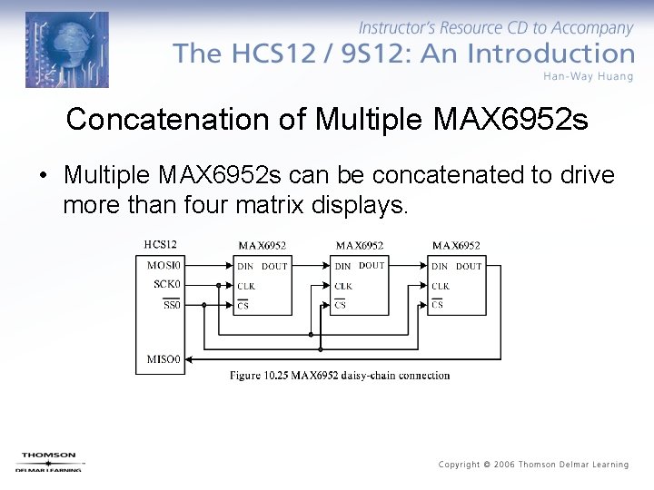 Concatenation of Multiple MAX 6952 s • Multiple MAX 6952 s can be concatenated