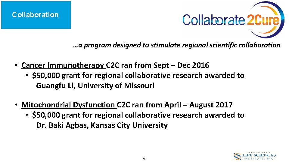 Draft for Discussion Purposes Collaboration Strategy …a program designed to stimulate regional scientific collaboration