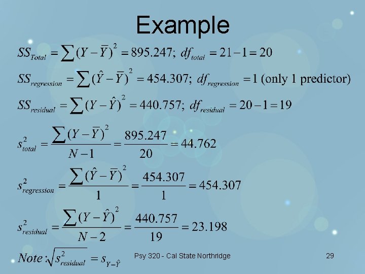 Example Psy 320 - Cal State Northridge 29 