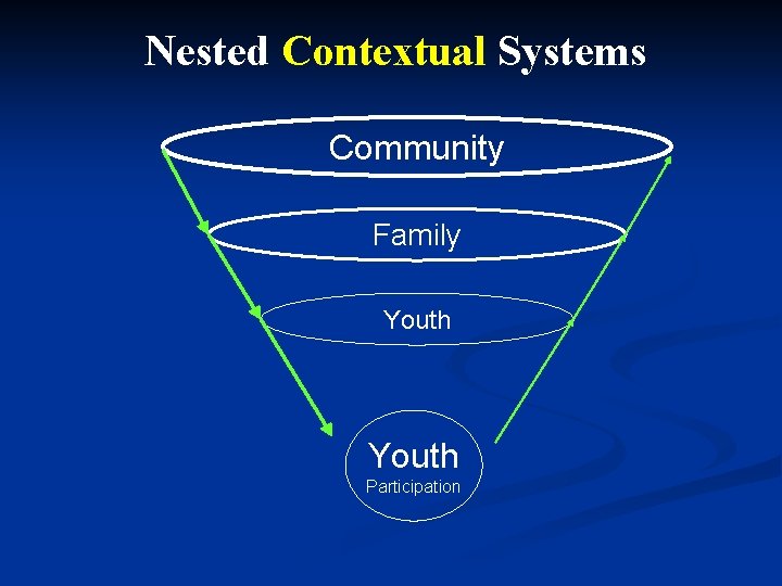Nested Contextual Systems Community Family Youth Participation 