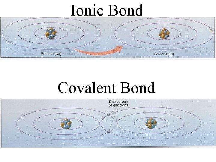 Ionic Bond Covalent Bond 
