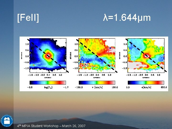 [Fe. II] 4 th MPIA Student Workshop – March 26, 2007 λ=1. 644μm 