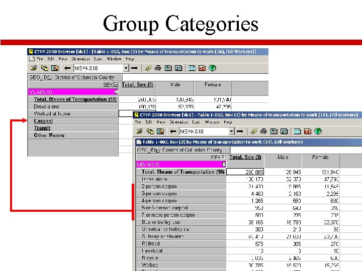 Group Categories 