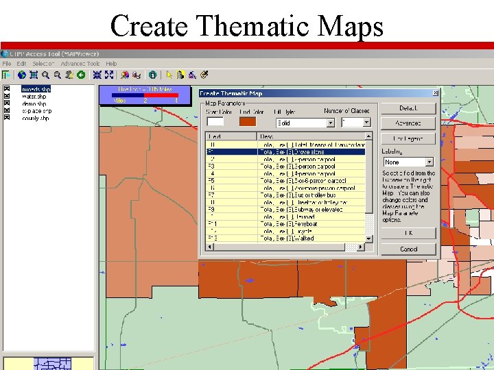 Create Thematic Maps 