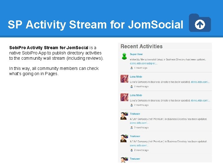 SP Activity Stream for Jom. Social Sobi. Pro Activity Stream for Jom. Social is