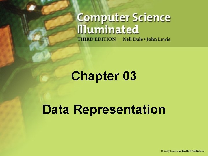 Chapter 03 Data Representation 