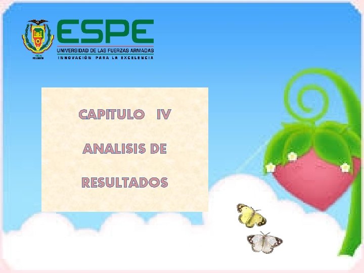 CAPITULO IV ANALISIS DE RESULTADOS 