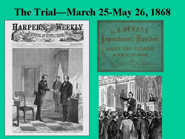 The Trial—March 25 -May 26, 1868 