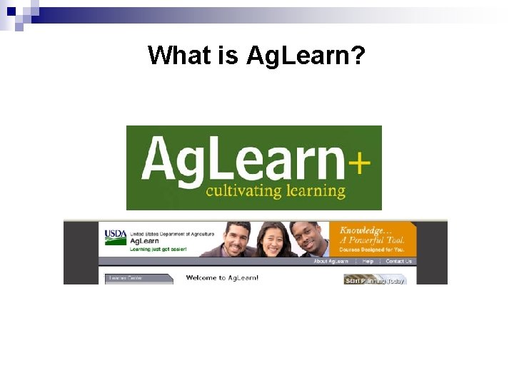 What is Ag. Learn? 