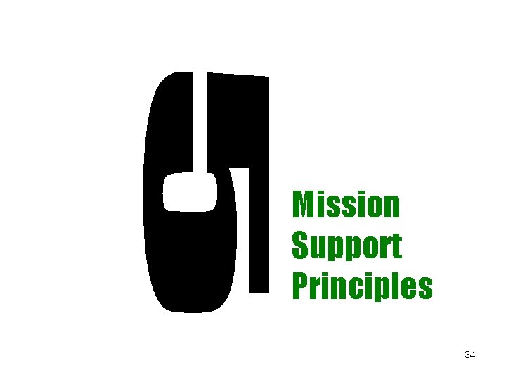 Mission Support Principles 34 