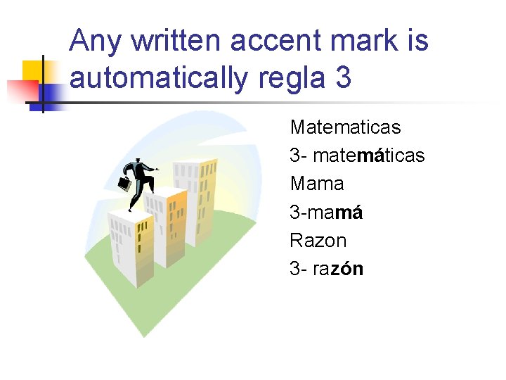 Any written accent mark is automatically regla 3 Matematicas 3 - matemáticas Mama 3 Any written accent mark is automatically regla 3 Matematicas 3 - matemáticas Mama 3