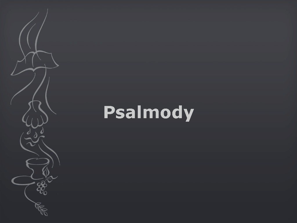 Psalmody 