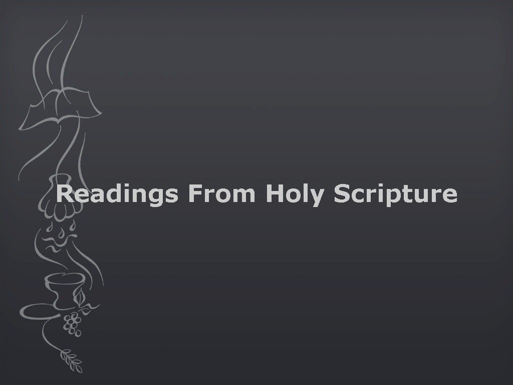 Readings From Holy Scripture 