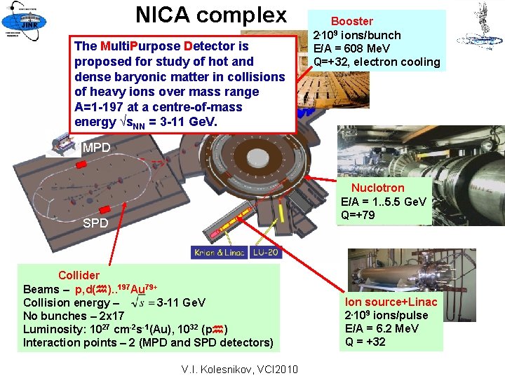 NICA complex The Multi. Purpose Detector is proposed for study of hot and dense