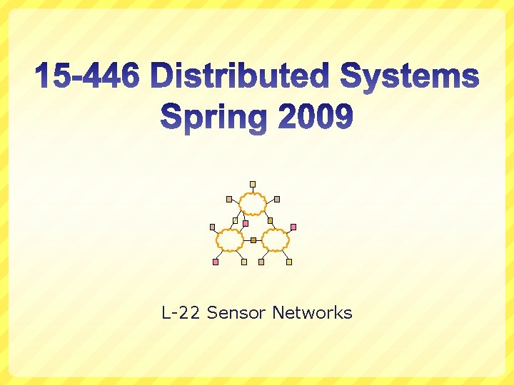 L-22 Sensor Networks 