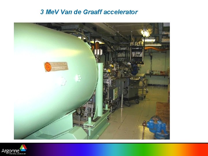 3 Me. V Van de Graaff accelerator 