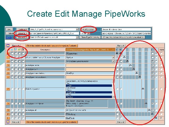 Create Edit Manage Pipe. Works 