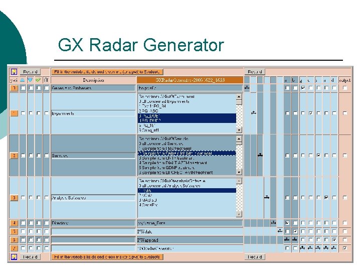 GX Radar Generator 