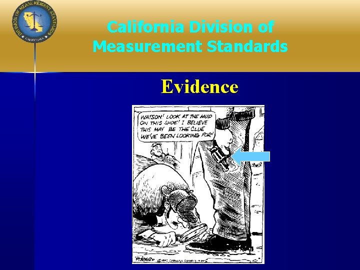 California Division of Measurement Standards Evidence 