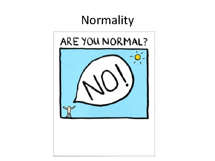 Normality 