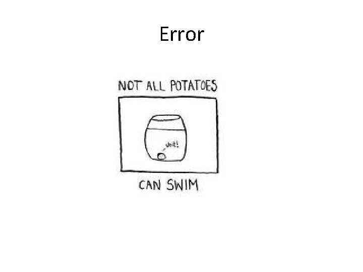 Error 