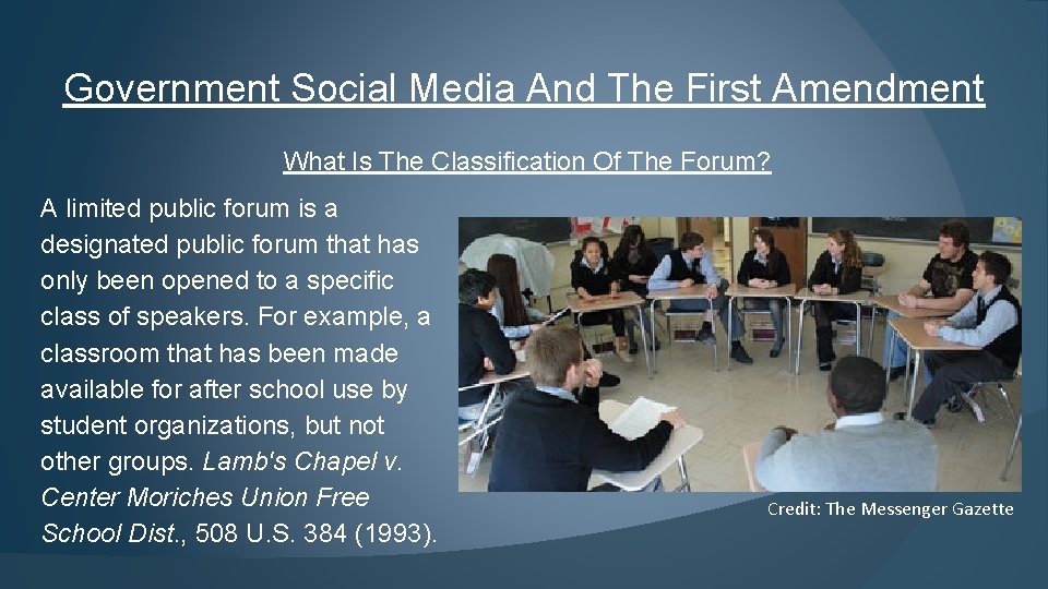 Government Social Media And The First Amendment What Is The Classification Of The Forum?
