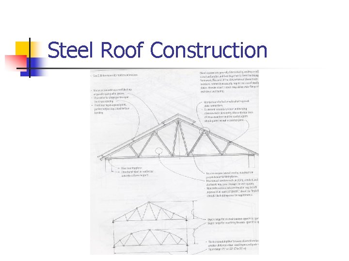 Steel Roof Construction 