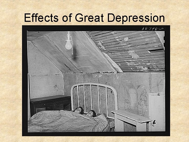 Effects of Great Depression 