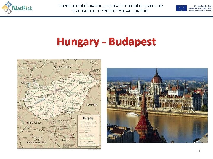 Development of master curricula for natural disasters risk management in Western Balkan countries Hungary