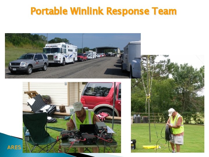 Portable Winlink Response Team ARES 