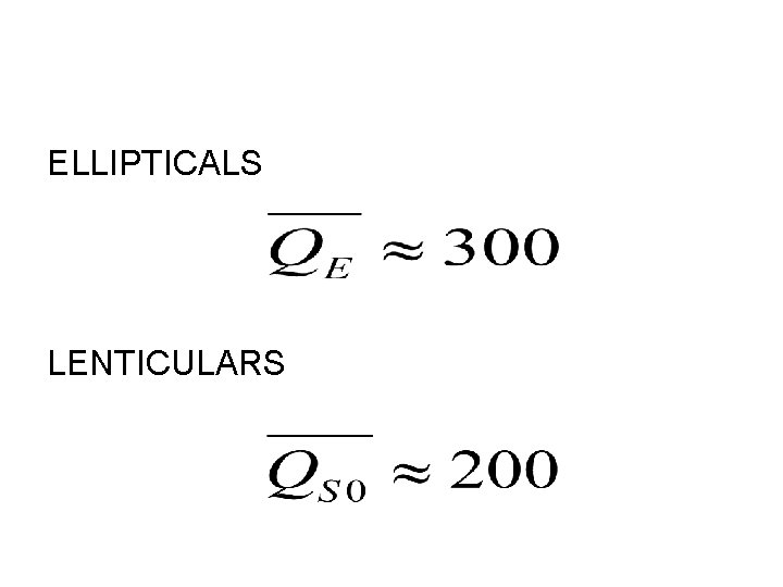 ELLIPTICALS LENTICULARS 