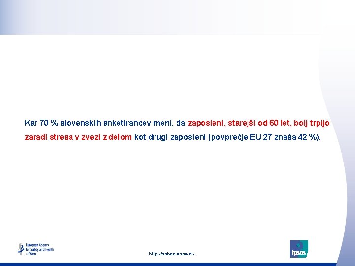 Kar 70 % slovenskih anketirancev meni, da zaposleni, starejši od 60 let, bolj trpijo