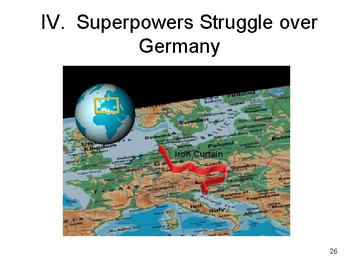 IV. Superpowers Struggle over Germany 26 