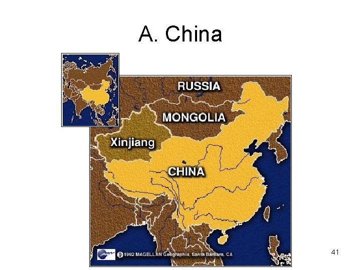A. China 41 