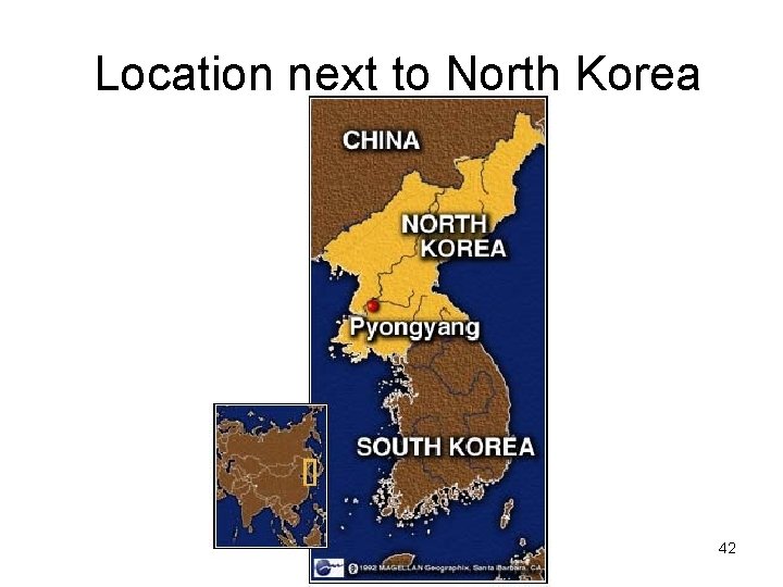 Location next to North Korea 42 