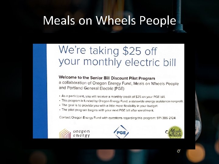 Meals on Wheels People 