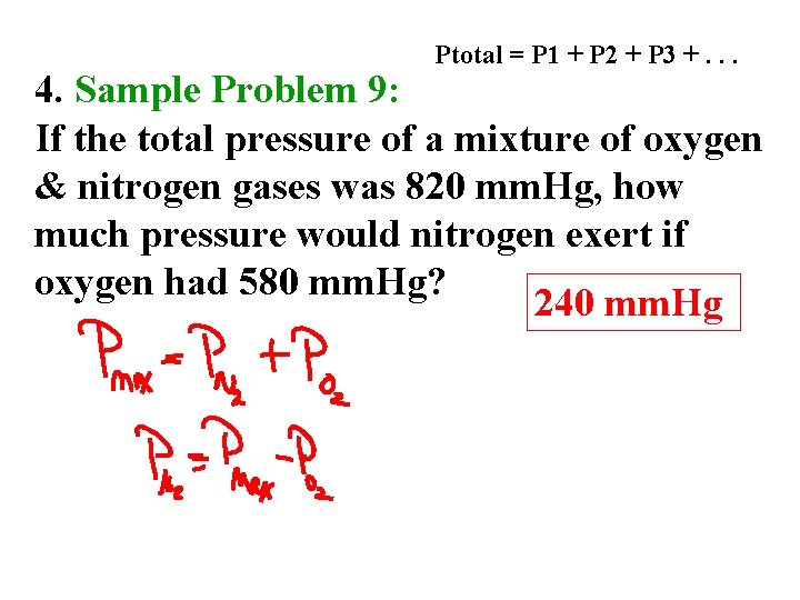 Ptotal = P 1 + P 2 + P 3 +. . . 4.