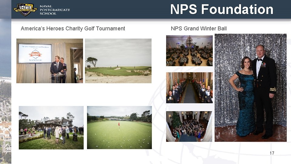 NPS Foundation America’s Heroes Charity Golf Tournament NPS Grand Winter Ball 17 