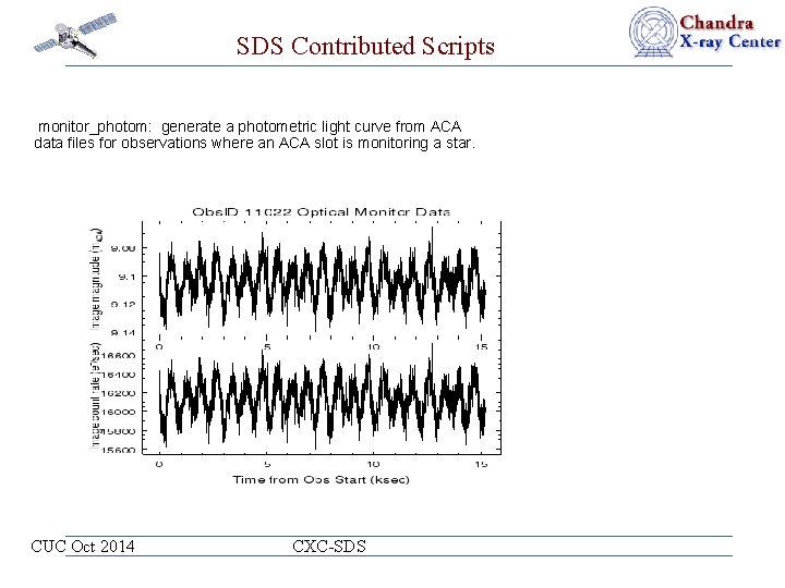 SDS Contributed Scripts monitor_photom: generate a photometric light curve from ACA data files for