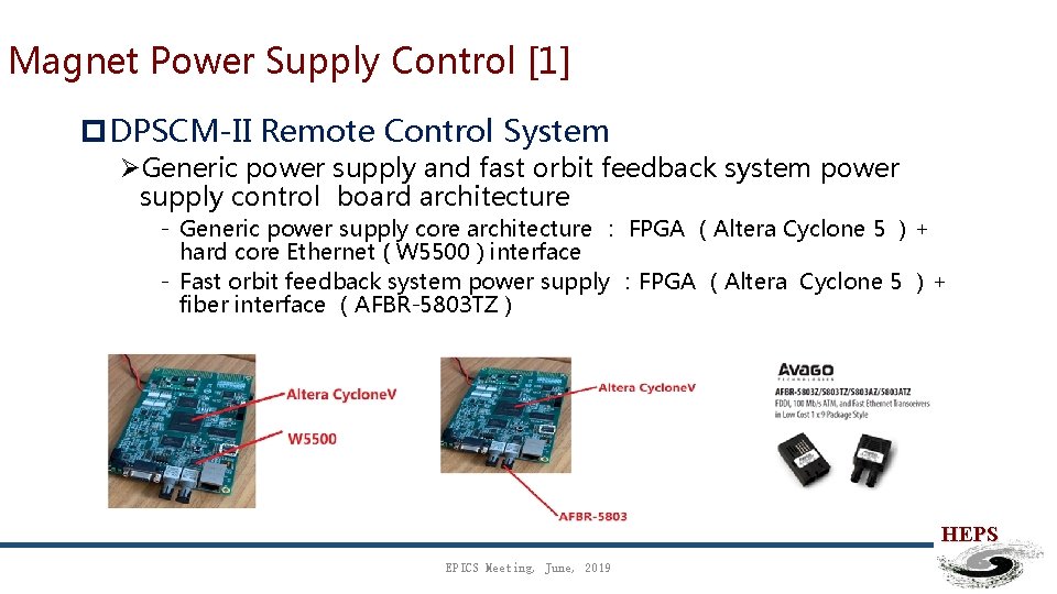 Magnet Power Supply Control [1] p. DPSCM-II Remote Control System ØGeneric power supply and