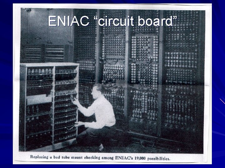ENIAC “circuit board” 