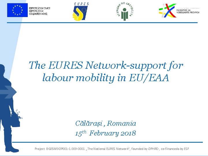 The EURES Network-support for labour mobility in EU/EAA Călărași , Romania 15 th February
