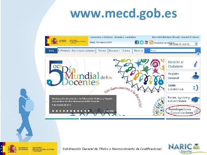 www. mecd. gob. es Subdirección General de Títulos y Reconocimiento de Cualificaciones 