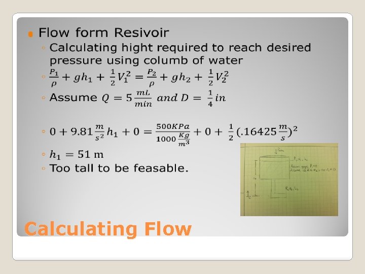Calculating Flow 