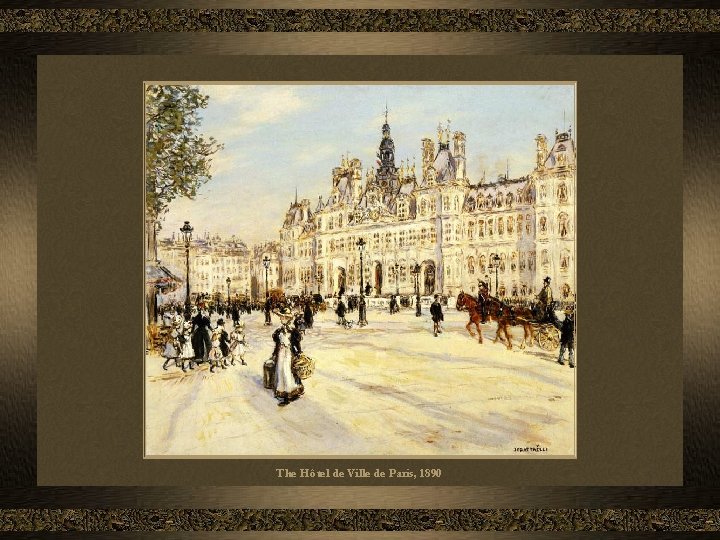 The Hôtel de Ville de Paris, 1890 